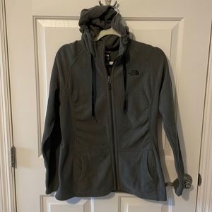 Like new light north face zip up fleece